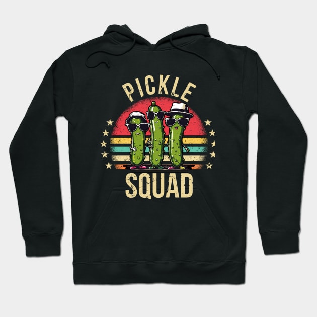 Pickle Squad Funny Pickles Hoodie by DesignArchitect